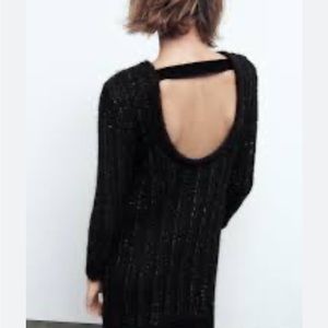 NWT Zara Sparkle Sweater Dress